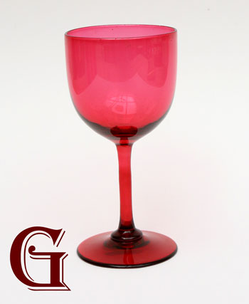 cranberry wine glass